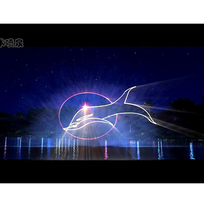 China Stainless Steel Water Screen Show / 3d Water Projection CE RoHS Approved factory
