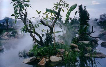 High Pressure Atomizing Water Mist Fountain With Cooling Fog Mist Spray Nozzle