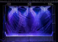 Beautiful String Water Curtain Fountain , Programmable Water Screen Fountain supplier