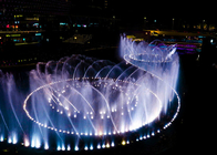 Commerce Square Musical Water Feature / Outdoor Musical Fountain Customized Size supplier