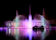 3D Effects Water Dance Fountain Systems For Entertainment 380V Voltage supplier