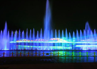 Contemporary Park Water Fountain , Colorful Musical Dancing Fountain Project supplier