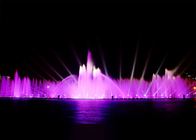 Large Sea Surface Music Dancing Fountain With Various Special Water Shapes supplier
