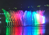 Large Sea Surface Music Dancing Fountain With Various Special Water Shapes supplier