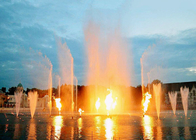 Classic Dubai Singing Fountains , Multi Colored Flaming Water Fountain supplier