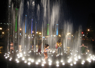 Colorful Lamps Marble Musical Dancing Fountain , Light Up Fountain For Uptown supplier