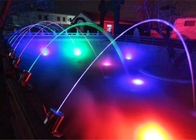 RGB Colored Light Option Jumping Water Fountain Jets With Interactive Sensing supplier