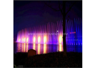 Modern Art Fire Water Fountain , Large Amazing Musical Water Fountain Project supplier