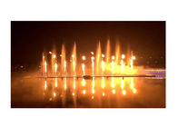Modern Outdoor Flaming Water Fountain Led Firework Lights Music Dancing Style supplier