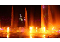 Stainless Steel Flaming Water Fountain Fire Laser Light Show In The River supplier