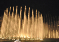 Large Sea Floating Music Dancing Fountain With Stainless Steel For Water Surface supplier