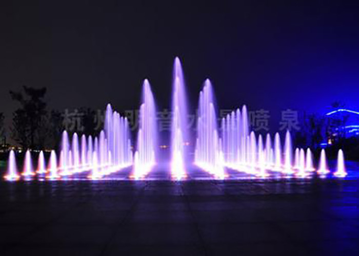 Garden Dry Land Floor Water Fountains Show Programmable PC Controlled supplier