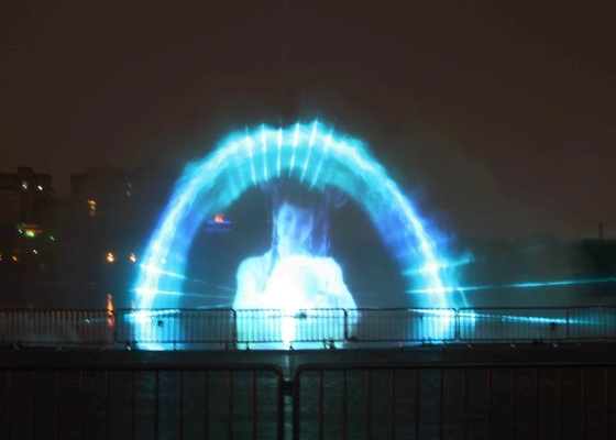 Amazing Water Effect Light Projector , Digital Water Screen Movie For Square supplier