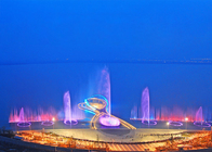 Customized Water Shapes Music Dancing Fountain Show With 2 Years Guaranty supplier