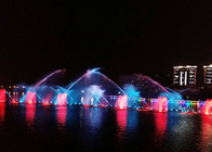 Exterior Floating Music Dancing Fountain Construction In Lake Large Scale supplier