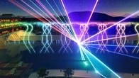Self Designed Outdoor Laser Light Show With Music Dancing Water Fountain supplier
