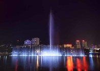 Exterior Musical Water Fountain With Led Lights Water Surface Application supplier