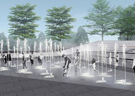 Large Outdoor Dry Ground Floor Water Fountains With Customized Music Dancing supplier