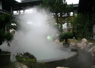 Electric Smoking Water Fog Fountain , Large Misting Fountains With Lights supplier