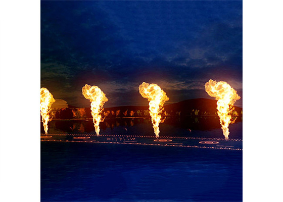 Contemporary Outdoor Musical Fountain With Fantastic Fireworks Image supplier