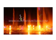 Decorative Programmable Fire And Water Fountains Outdoor For Commerce Square supplier