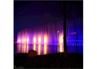 Large Scale Decorative Flaming Water Fountain Show With PC/PLC System supplier