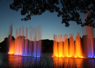 Modern Outdoor Water Fountain Prices , Music Water Fountain Set CE / RoHS supplier