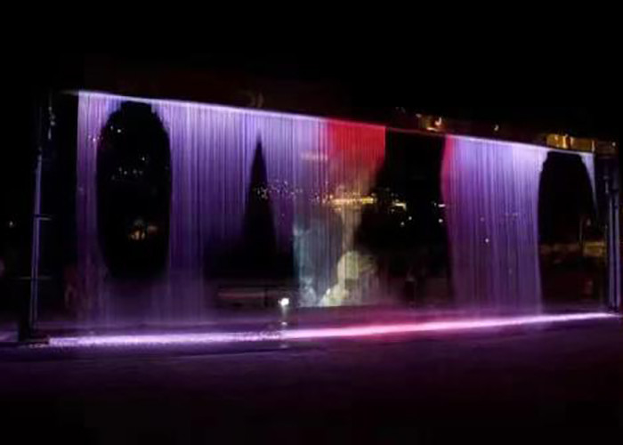 Wall Decorative Digital Water Curtain Fountain For Hotel Lobby Office And Home supplier